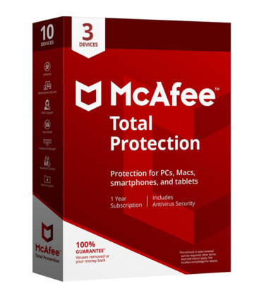 برنامج مكافي Mcafee Total Protection