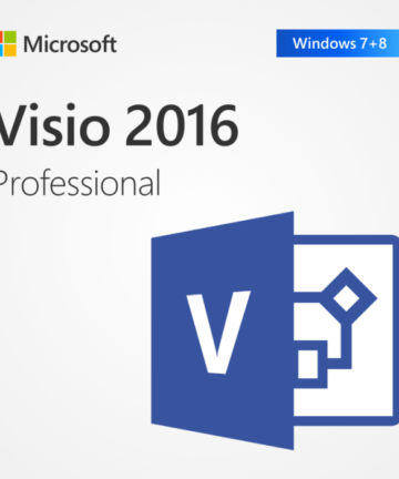 Microsoft Visio Professional - Visio 2016 Pro, 1 Pc, Lifetime License “By Phone Activation”